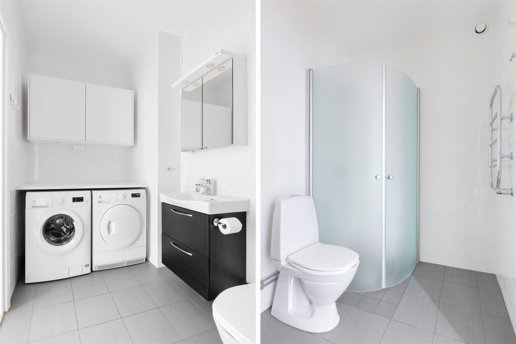 Badrumsrenovering lägenhet i Trollbäcken, Tyresö i Stockholm